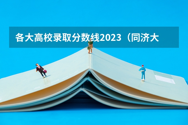 各大高校录取分数线2023（同济大学计算机专业录取分数线）