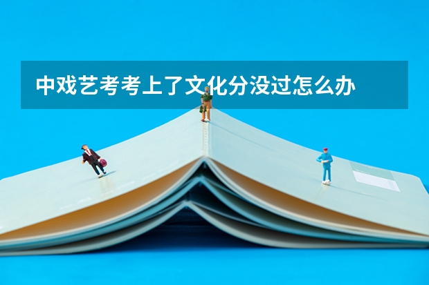 中戏艺考考上了文化分没过怎么办